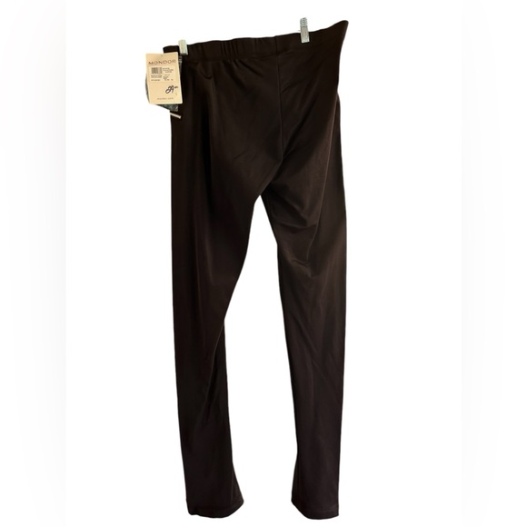 Mondor Black Leggings with zip pockets women’s size large - Picture 2 of 8